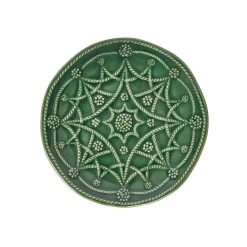 Juliska Dinnerware|Jardins Du Monde Side/Cocktail Plate Assorted, Set of 4 in Basil