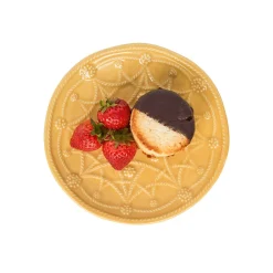 Juliska Dinnerware|Jardins Du Monde Side/Cocktail Plate Assorted, Set of 4 in Daffodil