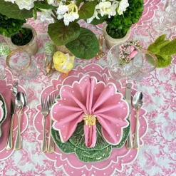 Flying Sheep Country Place Settings & Linens|Jeweled Bow Napkin Rings, Set of 4