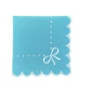 Flying Sheep Country Place Settings & Linens|Juliet Bows Napkin - Robin Egg Blue, Set of 4