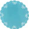 Flying Sheep Country Place Settings & Linens|Juliet Bows Placemat - Robin Egg Blue, Set of 4