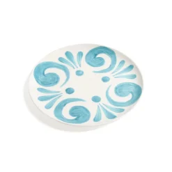 Themis Z Dinnerware|Kallos Dessert Plate in Aqua