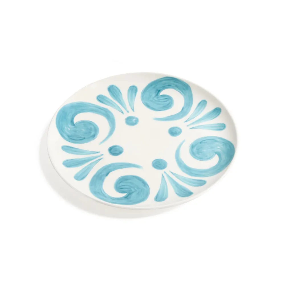 Themis Z Dinnerware|Kallos Dessert Plate in Aqua