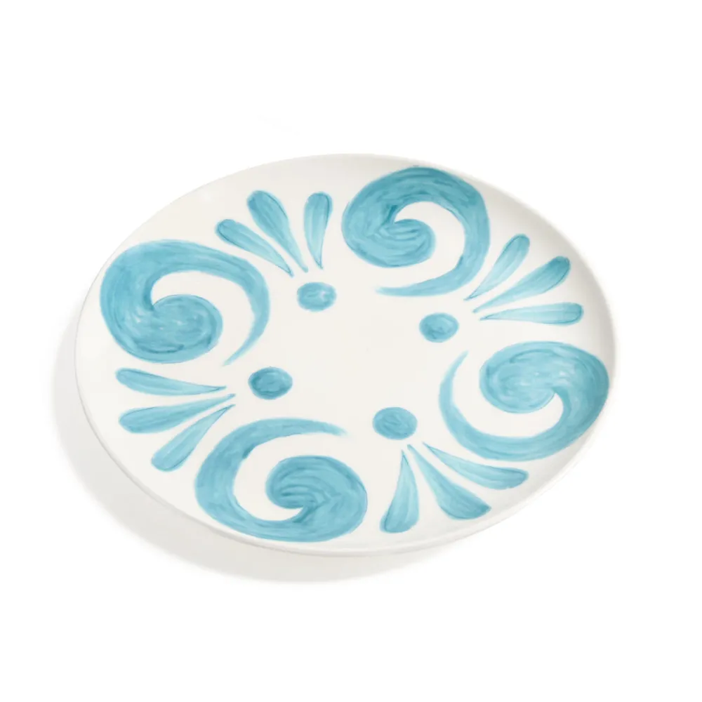 Themis Z Dinnerware|Kallos Salad Plate in Aqua