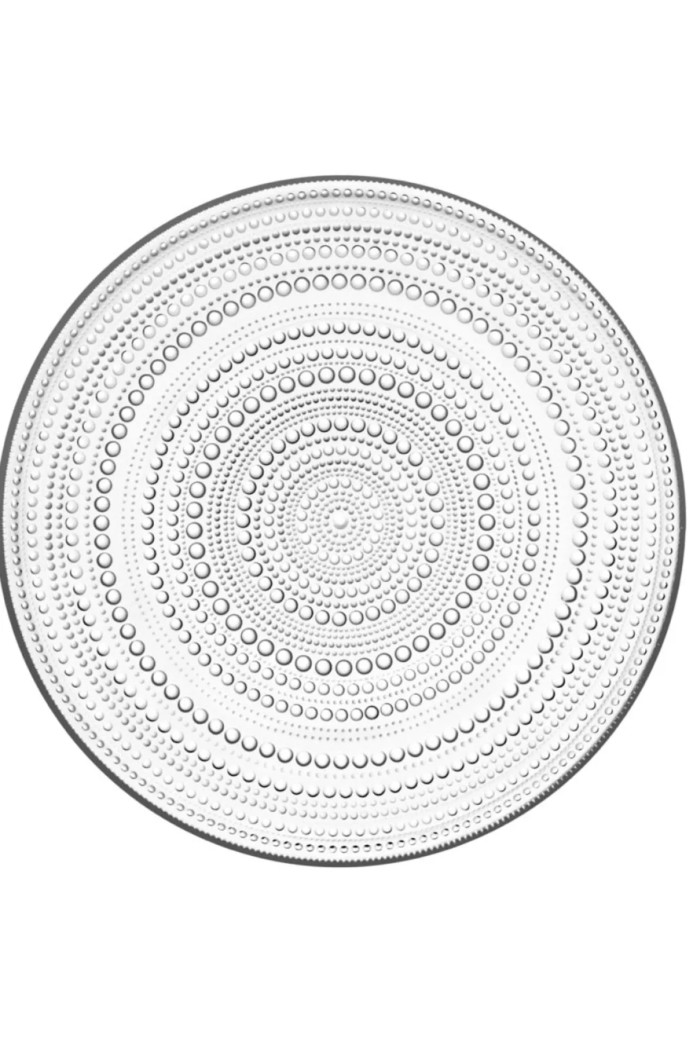 Iittala Dinnerware|Kastehelmi Large Plate in Clear