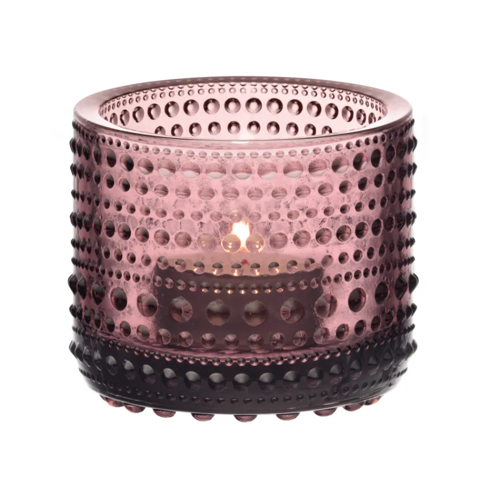 Iittala Candles|Kastehelmi Tealight Candleholder in Calluna