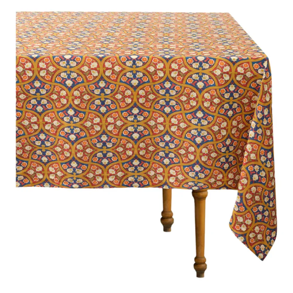 Cabana Place Settings & Linens|Khiva Tablecloth, Square
