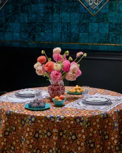 Cabana Place Settings & Linens|Khiva Tablecloth, Square