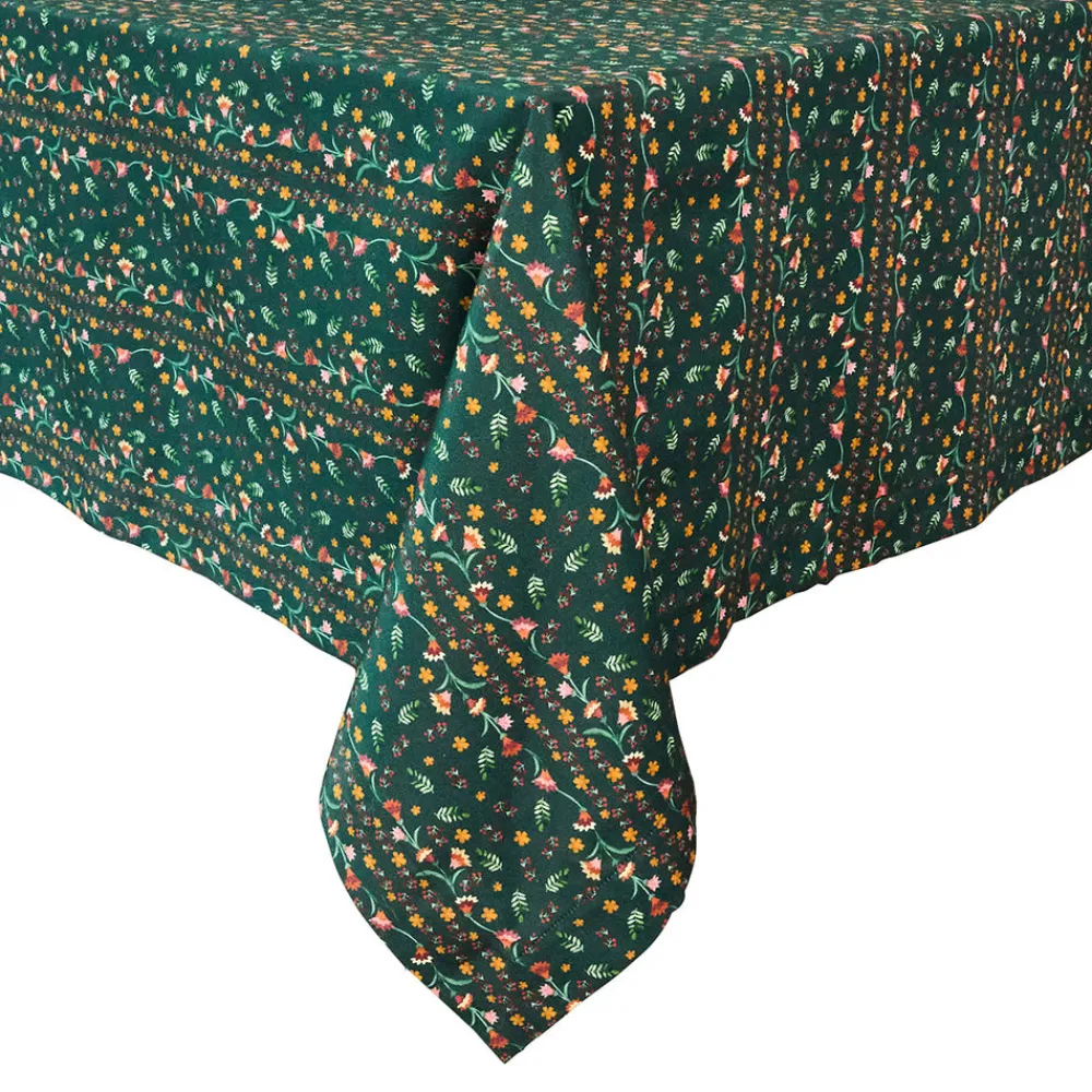 Juliska Place Settings & Linens|Klara 60" x 120" Tablecloth in Evergreen