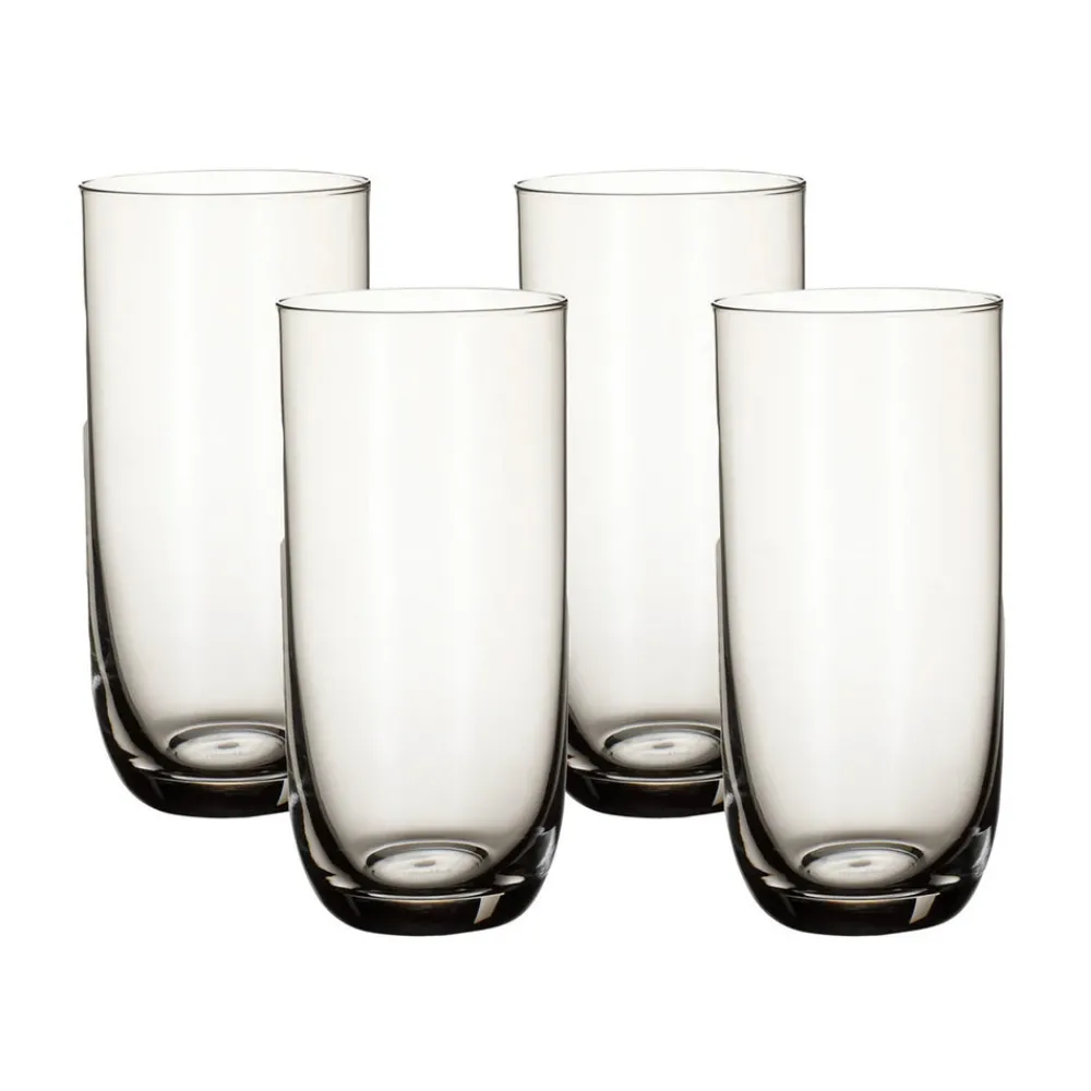 Villeroy & Boch Glassware|La Divina Highball/Tumbler in Clear, Set of 4