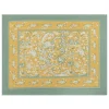 Couleur Nature Place Settings & Linens|La Mer Mats in Aqua & Citrine, Set of 6
