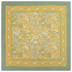 Couleur Nature Place Settings & Linens|La Mer Napkins Aqua & Citrine, Set of 6