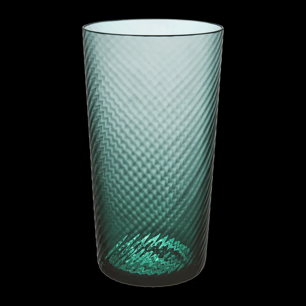 Match Glassware|Lando Highball Glass, Twist Set of 2