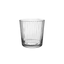 Match Glassware|Lando Rocks Glass, Pleat Set of 2