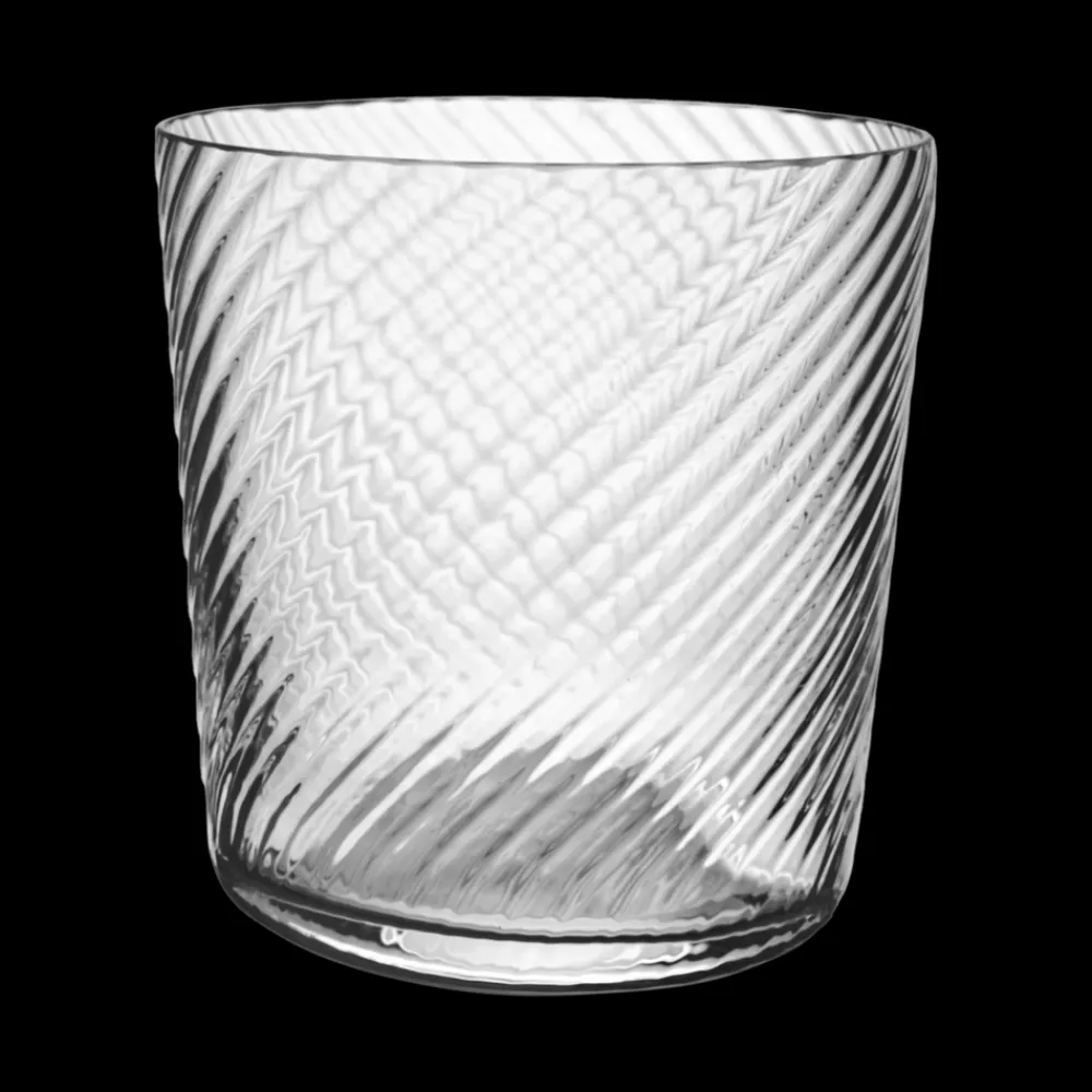 Match Glassware|Lando Rocks Glass, Twist Set of 2