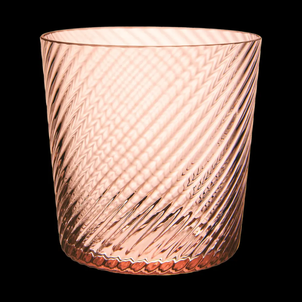 Match Glassware|Lando Rocks Glass, Twist Set of 2