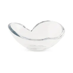 Nambe Dinnerware|Large Heart Glass Bowl