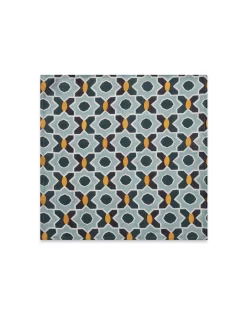 La DoubleJ Place Settings & Linens|Large Napkins in Plaza Small Light Blue, Set of 2