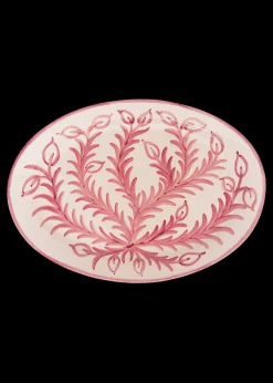 Late Afternoon Dinnerware|Large Pink Vina Platter