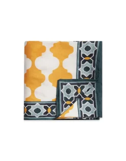 La DoubleJ Place Settings & Linens|Large Tablecloth in Plaza Large Yellow