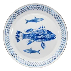 Golden Rabbit Dinnerware|Large Tray in Fish Camp