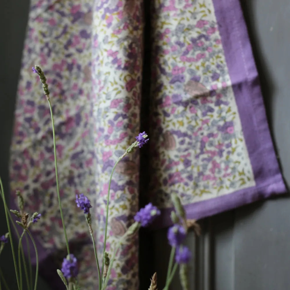 Couleur Nature Place Settings & Linens|Lavender Tea Towels, Set of 3
