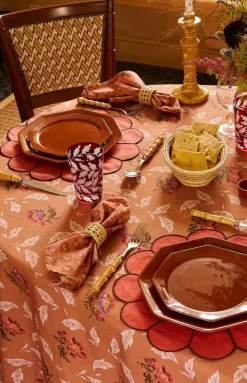 Cabana Place Settings & Linens|Lavinia Terracotta Napkins, Set of 4