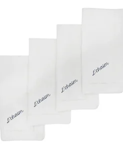 No Reservations Place Settings & Linens|L’Chaim Dinner Napkins, Set of 12