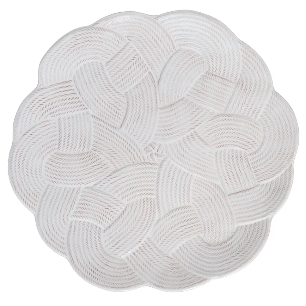 Juliska Dinnerware|Le Panier Mystic Knot Charger/Platter in Whitewash
