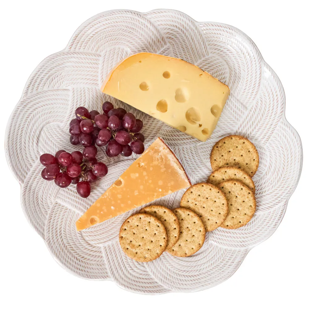 Juliska Dinnerware|Le Panier Mystic Knot Charger/Platter in Whitewash