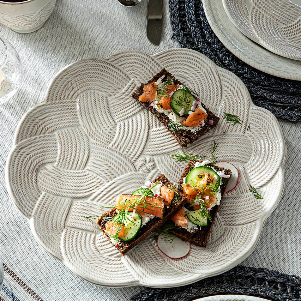 Juliska Dinnerware|Le Panier Mystic Knot Charger/Platter in Whitewash