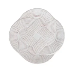 Juliska Dinnerware|Le Panier Mystic Knot Dessert/Salad Plate in Whitewash