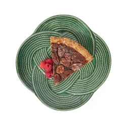 Juliska Dinnerware|Le Panier Mystic Knot Dessert/Salad Plate in Basil