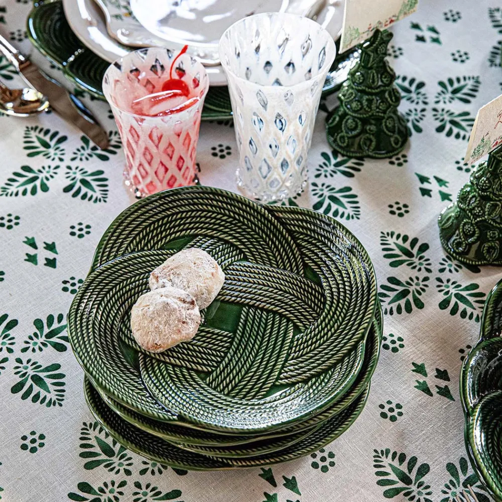Juliska Dinnerware|Le Panier Mystic Knot Dessert/Salad Plate in Basil
