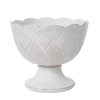 Juliska Dinnerware|Le Panier Mystic Knot Footed Bowl in Whitewash