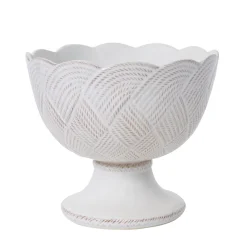 Juliska Dinnerware|Le Panier Mystic Knot Footed Bowl in Whitewash