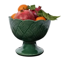 Juliska Dinnerware|Le Panier Mystic Knot Footed Bowl in Basil