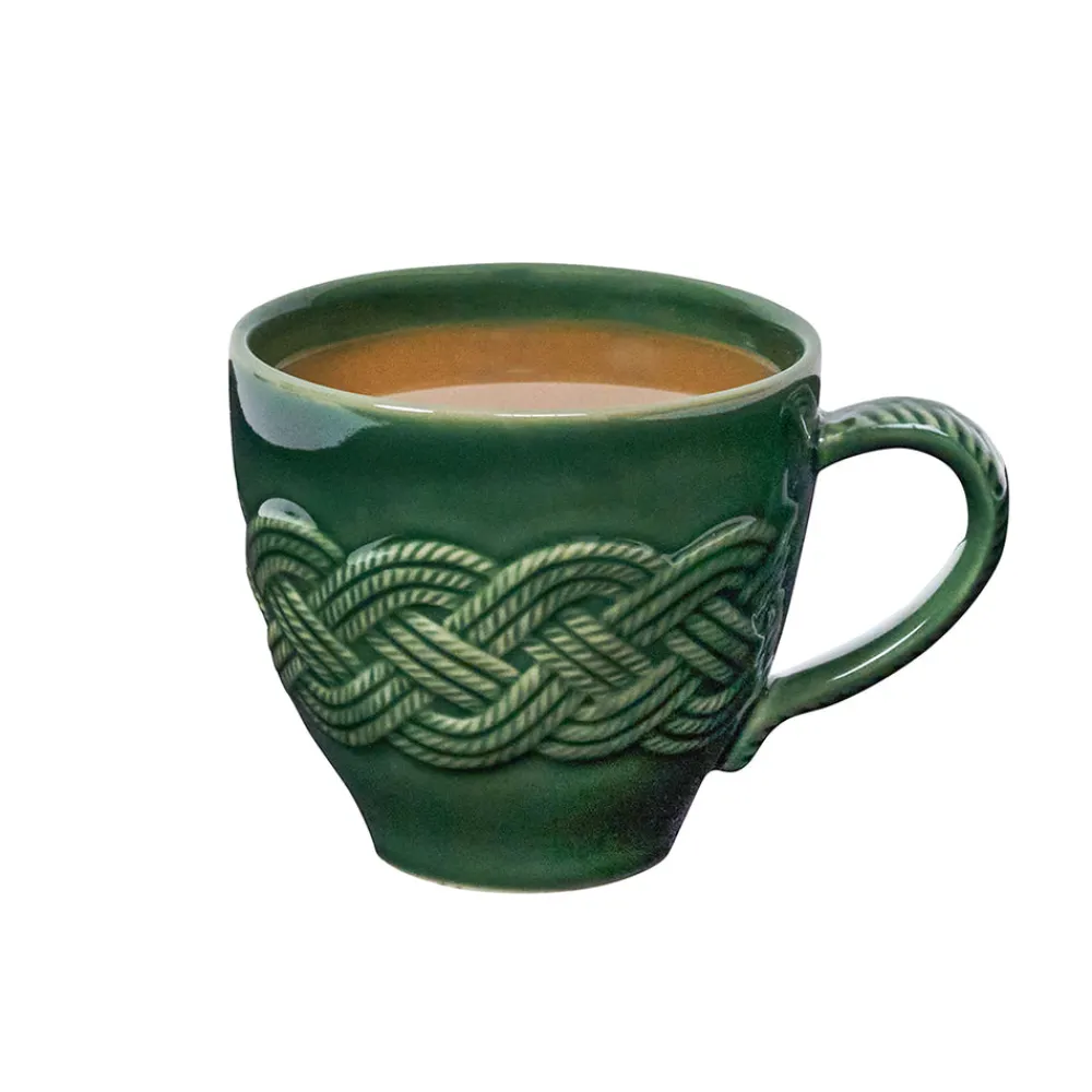 Juliska Dinnerware|Le Panier Mystic Knot Mug in Basil