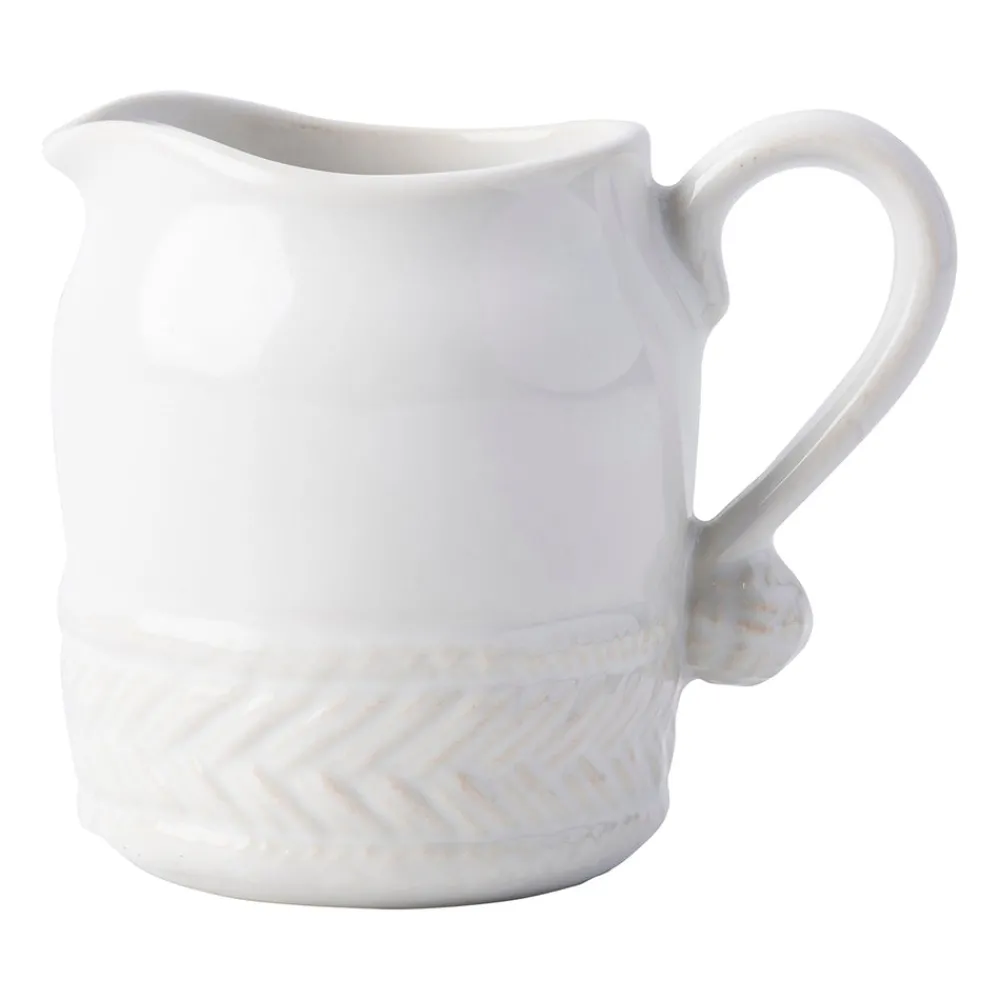 Juliska Pantry|Dinnerware|Le Panier Whitewash Creamer
