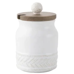 Juliska Pantry|Dinnerware|Le Panier Whitewash Sugar Pot