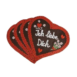 Chefanie Place Settings & Linens|Lebkuchenherzen Cocktail Napkins, Set of 4