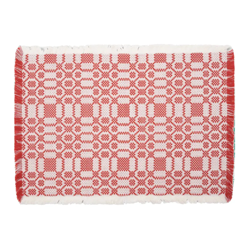Cabana Place Settings & Linens|Lecce Placemat in Red