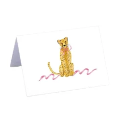 Flying Sheep Country Stationery|Décor|Leopard with Pink Bow Place Cards