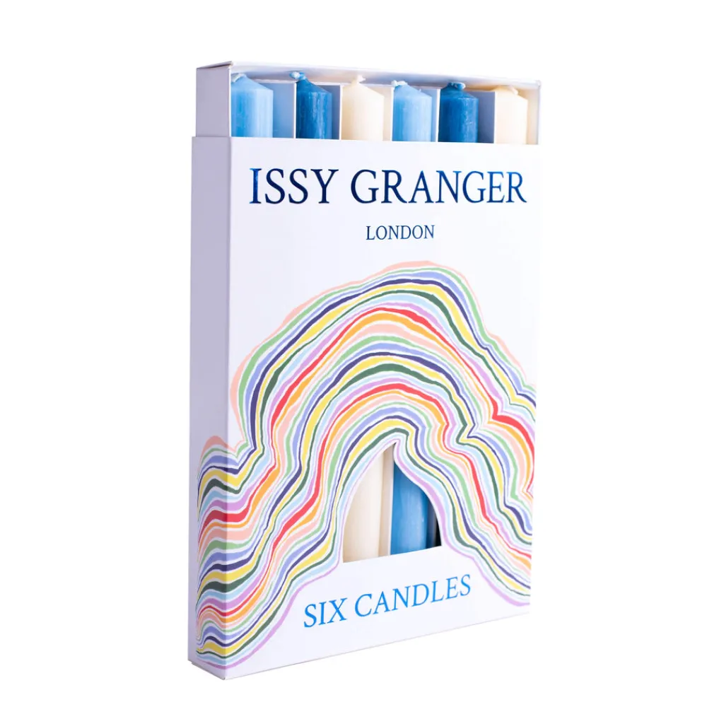 Issy Granger Candles|Les Dinner Candles in Blue