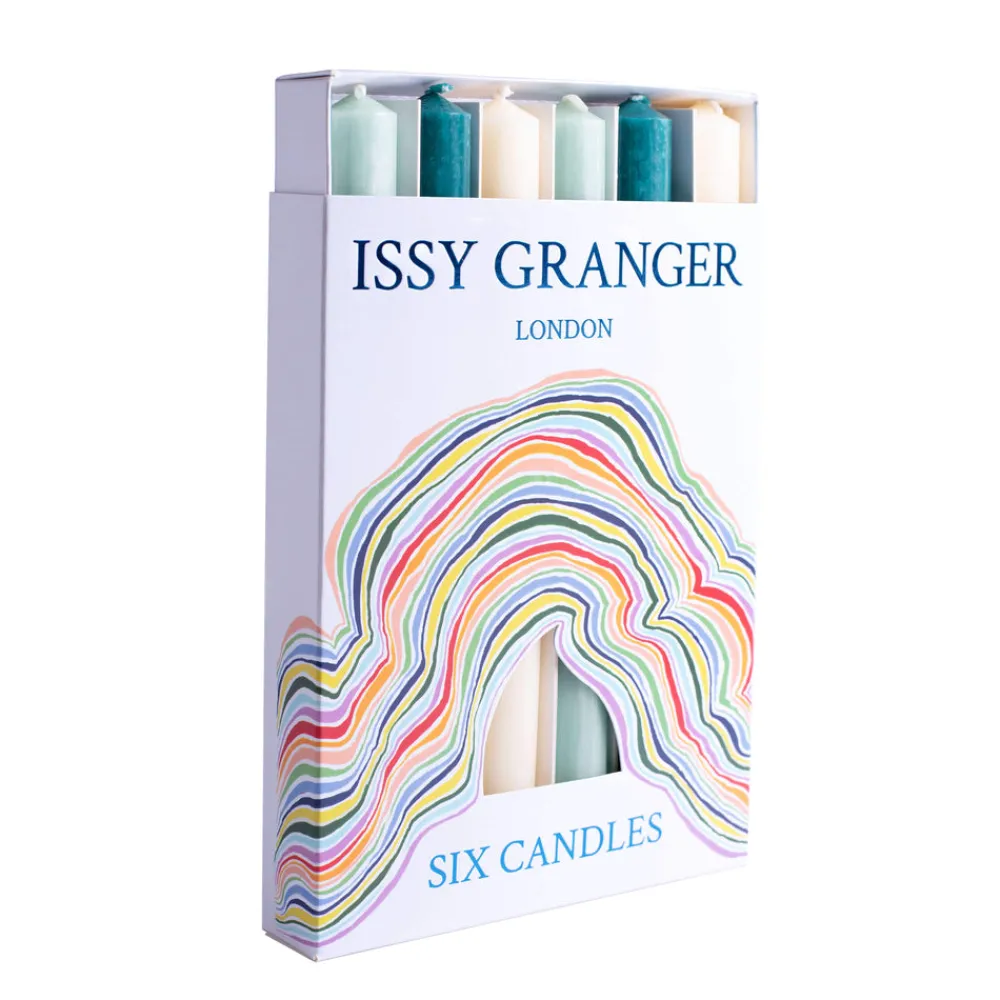 Issy Granger Candles|Les Dinner Candles in Green