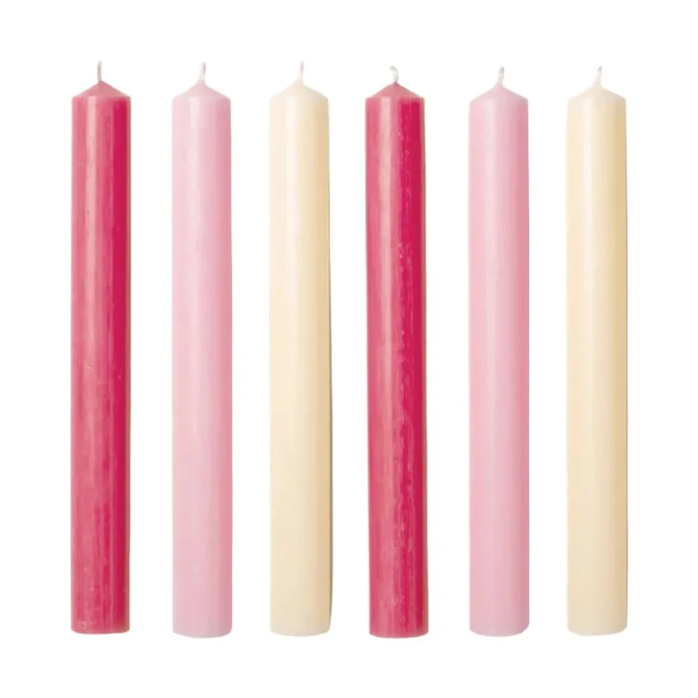 Issy Granger Candles|Les Dinner Candles in Pink