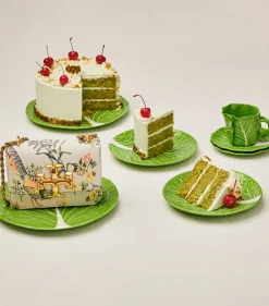 Tory Burch Dinnerware|Lettuce Ware Dinner Plate in Green, Set of 2