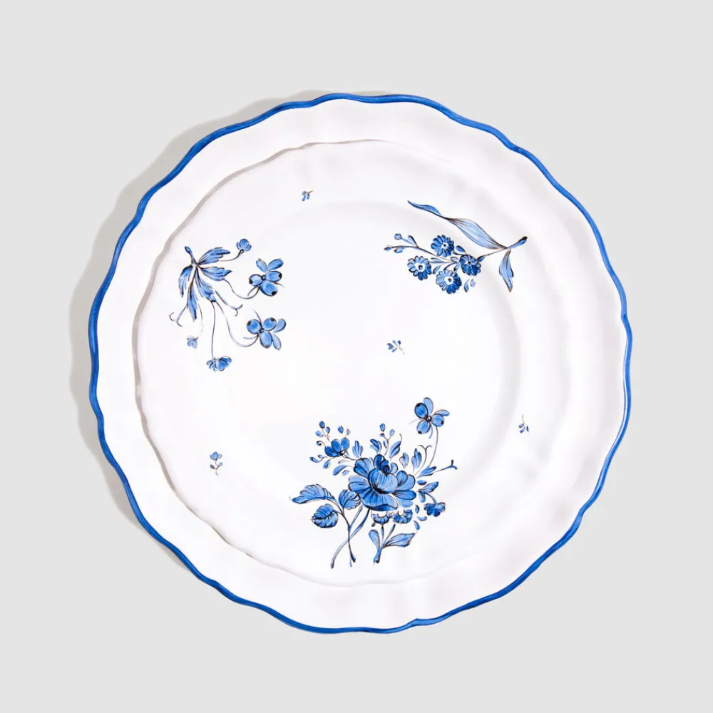 Z.d.G. Dinnerware|L'Horizon Dinner Plate in Azur