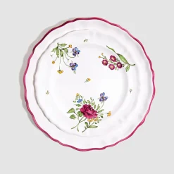 Z.d.G. Dinnerware|L'Horizon Dinner Plate in Framboise