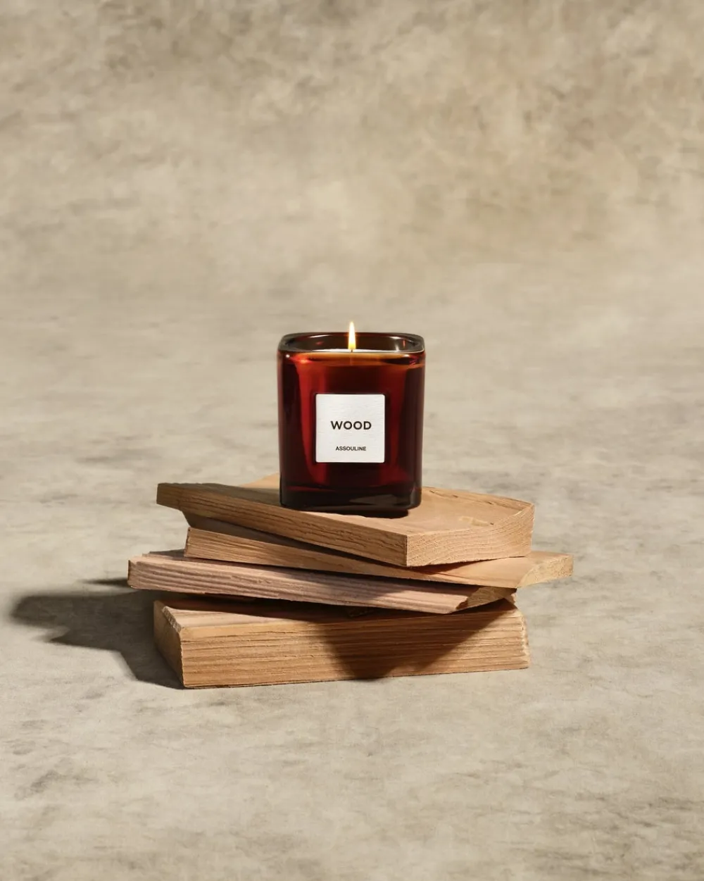 Assouline Candles|Library Candle in Wood